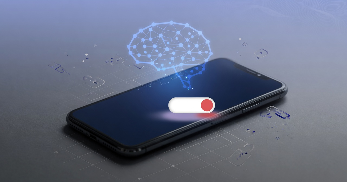 how to turn off ai on iphone